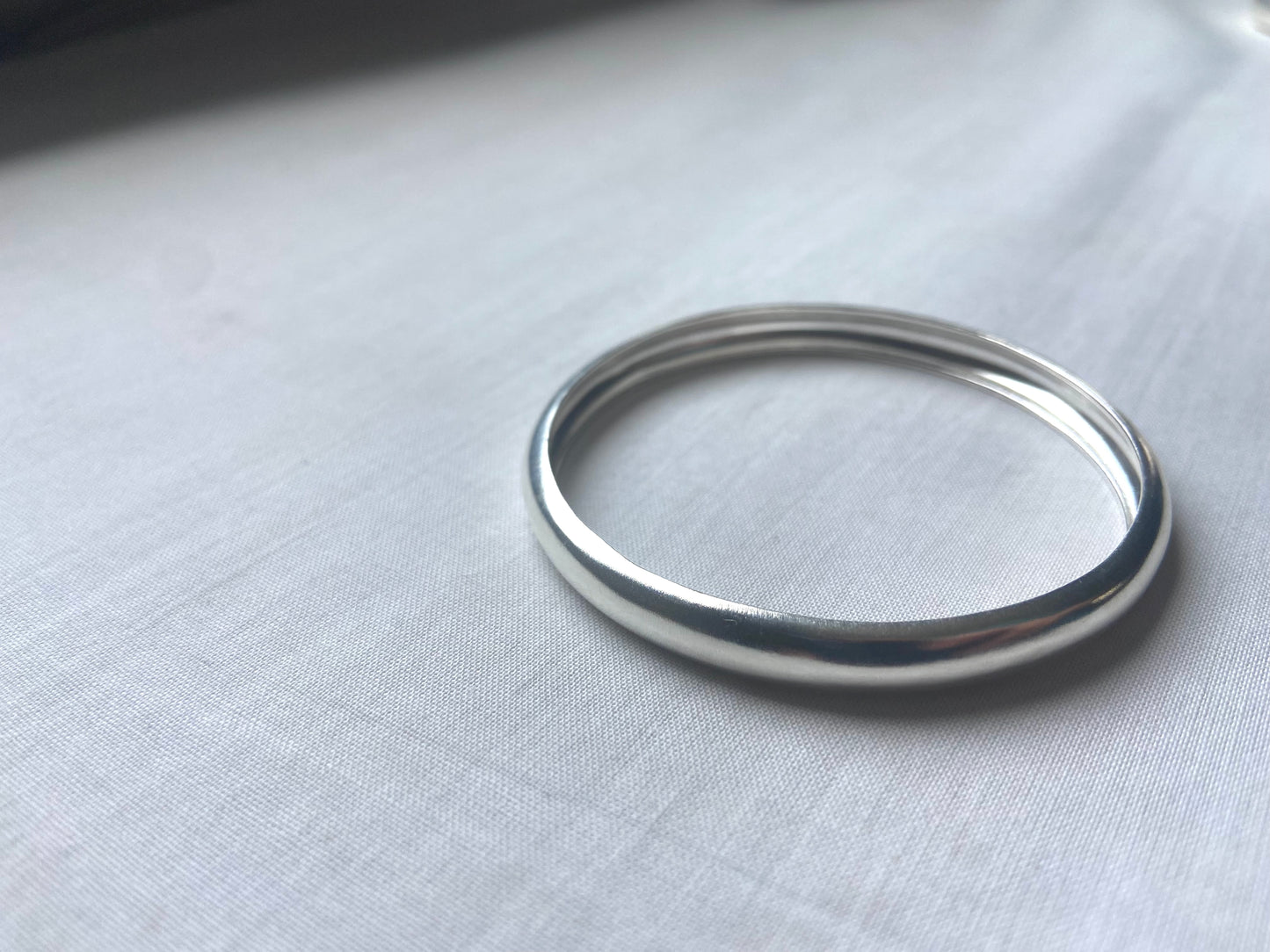 Silver Cosmic Bangle-Thin