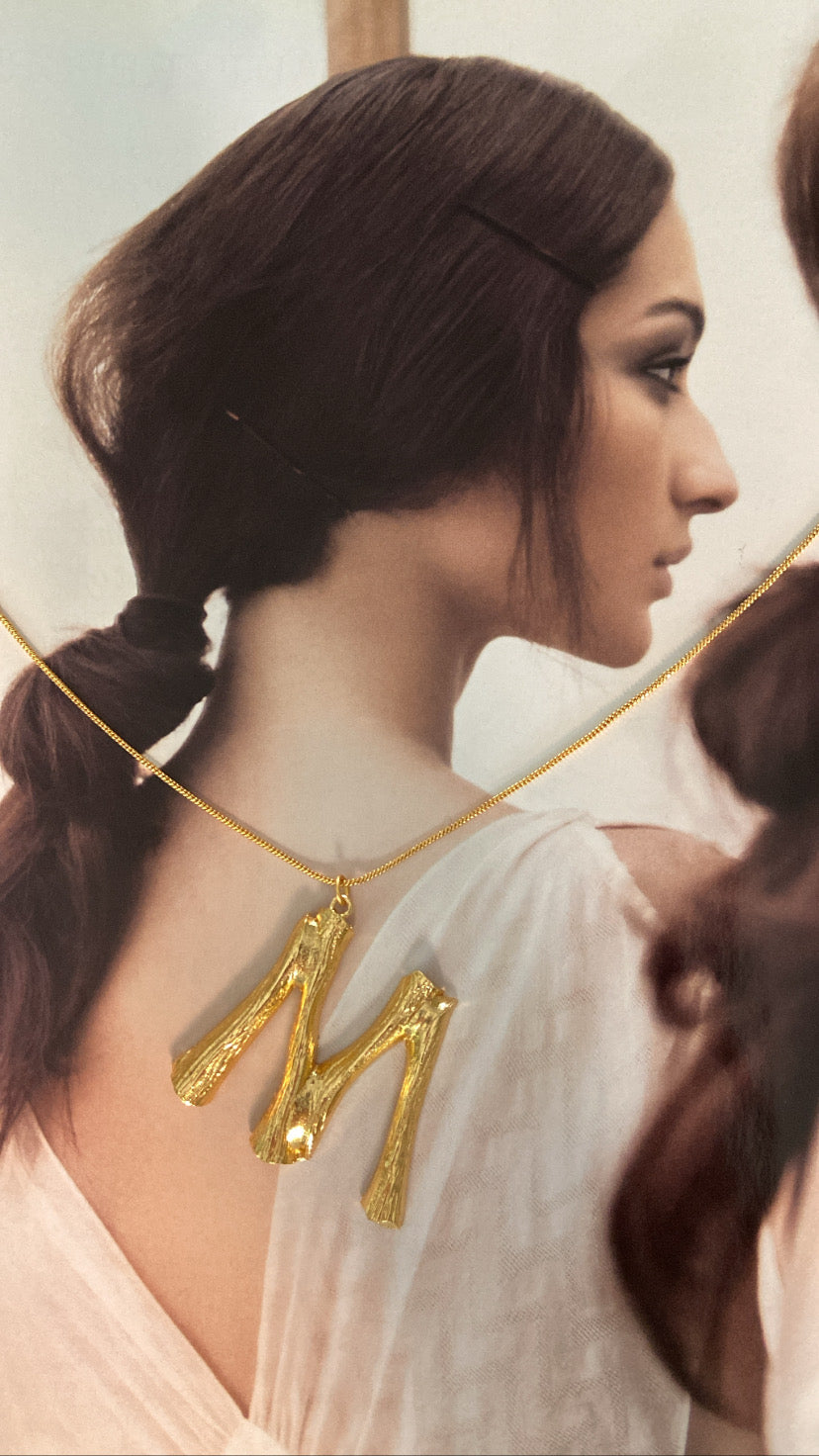 Initial Neckpiece "M"